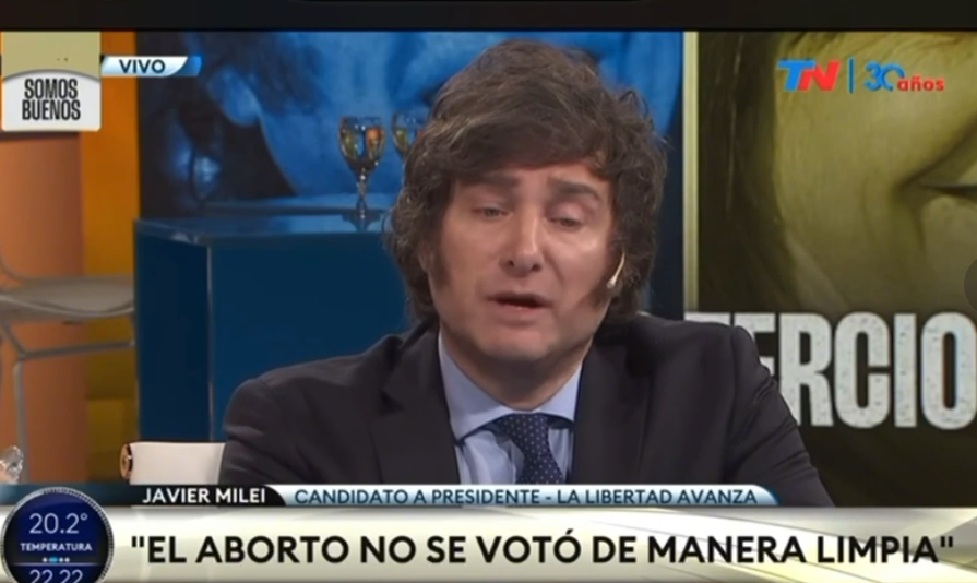 Milei contra el aborto